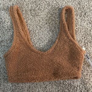Pink Teddy Tan Unlined Bralette